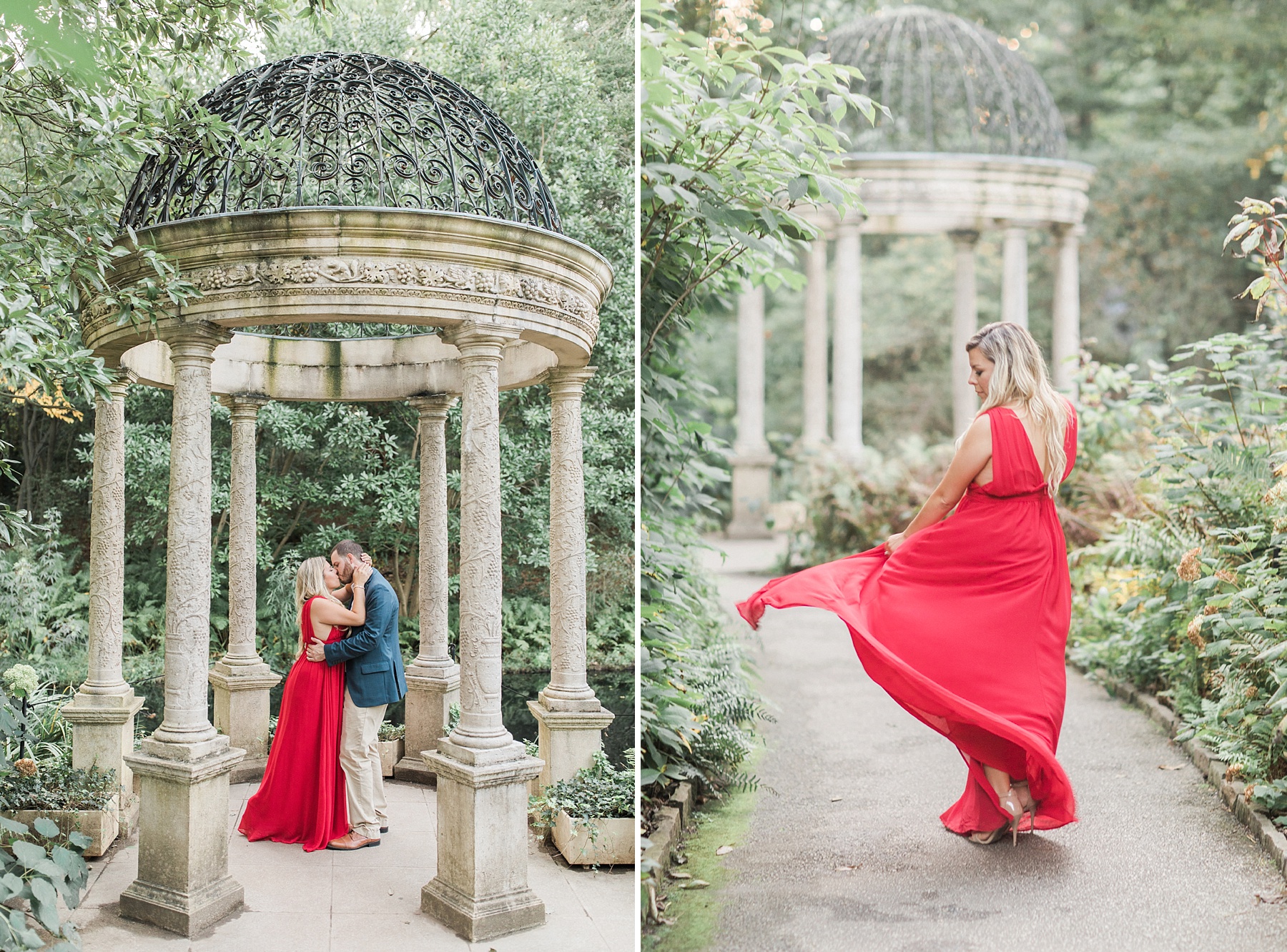 Longwood Gardens Engagement Session Heather And James